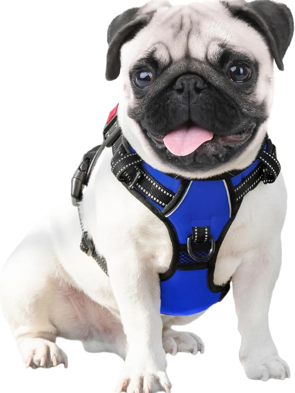 PHOEPET No Pull Dog Harness Reflective Front Clip Vest with Handle